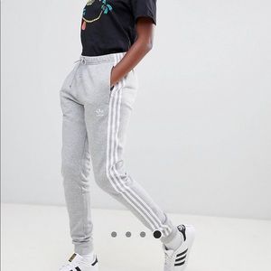 Adidas Originals 3 Stripe Grey Joggers
